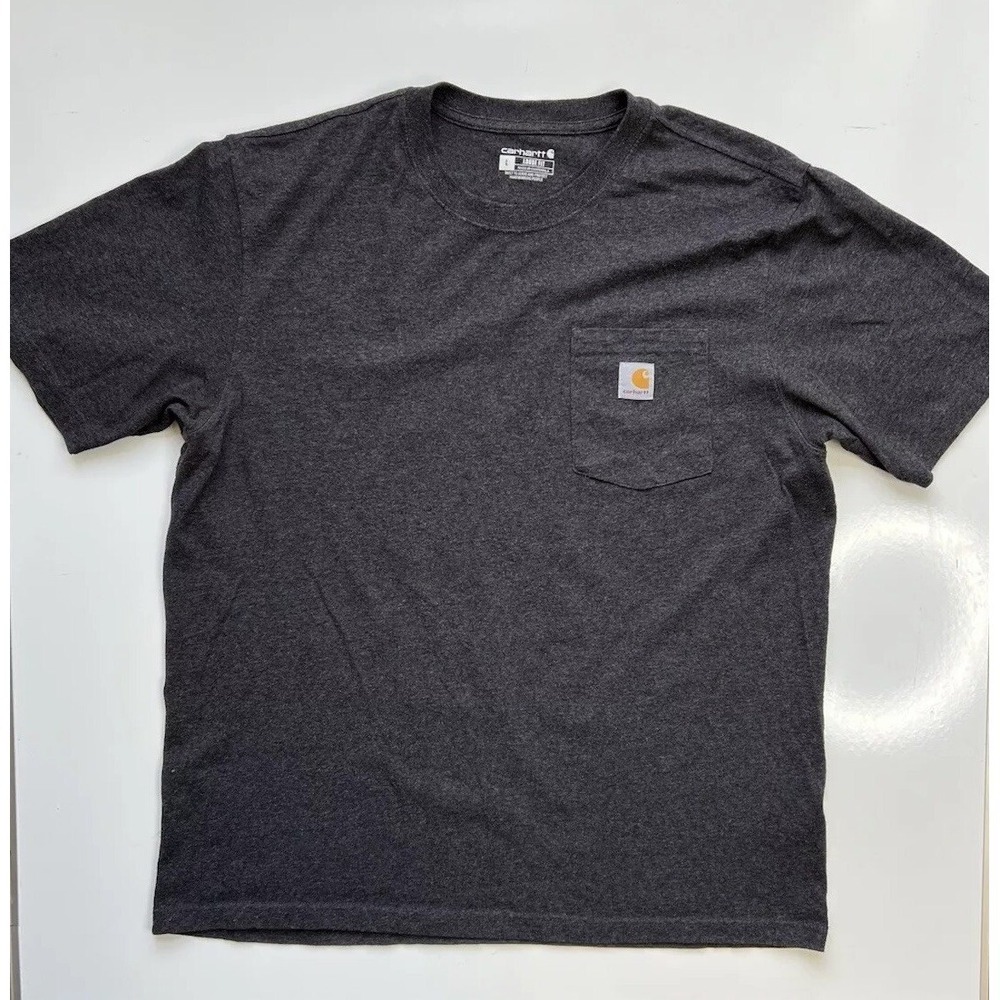 Carhartt 105609 Loose Fit Heavyweight‎ Short Sleeve C Logo Graphic T-Shirt Large